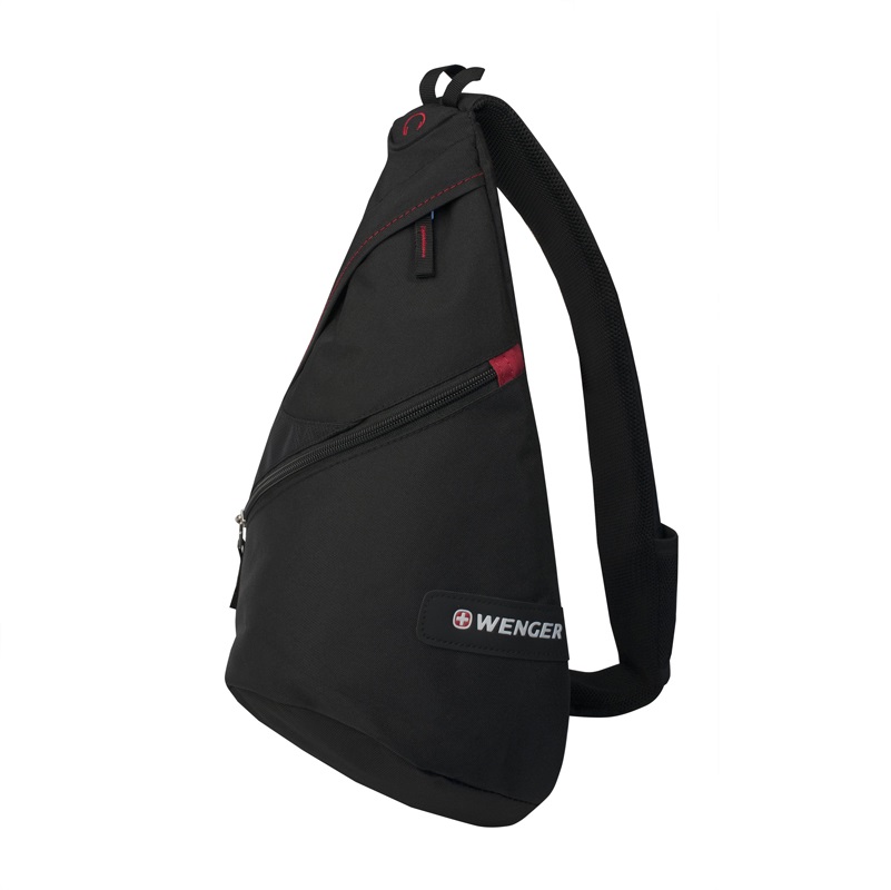 Однолямочный рюкзак Wenger Sling Bag 18302130, черный/красный