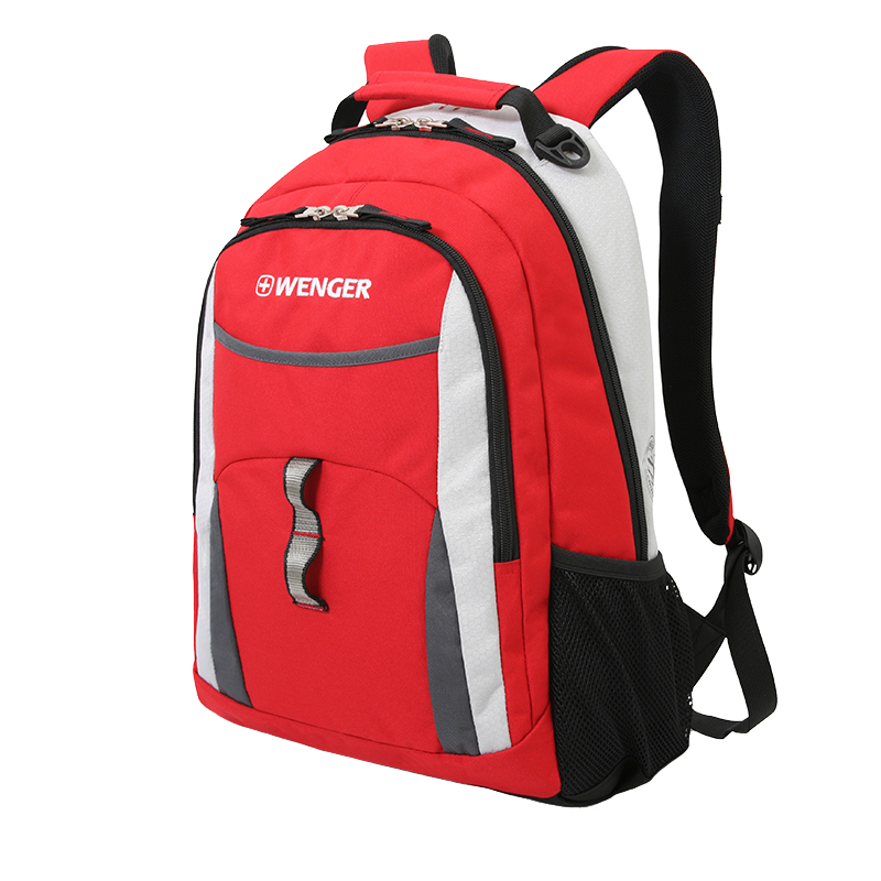 Школьный рюкзак Wenger 3162114408, красный/серый/серебристый