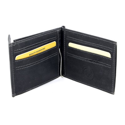 Мужское портмоне с зажимом для денег Wenger W5-10 Black Le Rubli