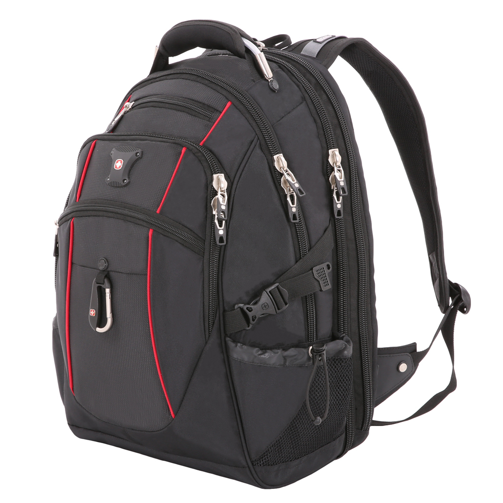 Рюкзак Swissgear ScanSmart III SA6677202408, черный/красный