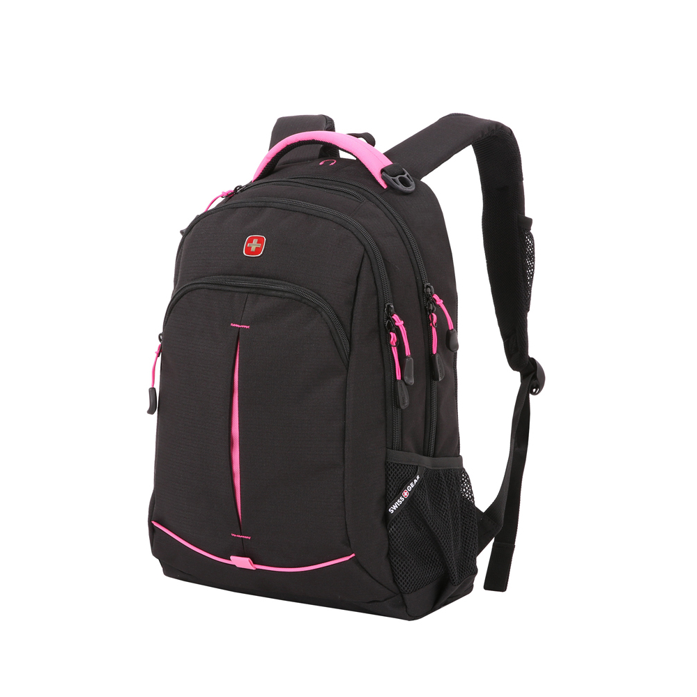 Школьный рюкзак Swissgear SA3165208408, черный/розовый
